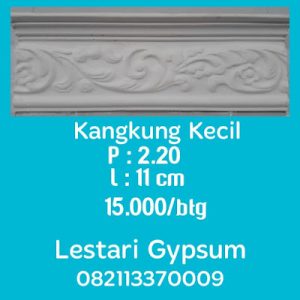 Jual List Gypsum Model Kangkung - JUL02
