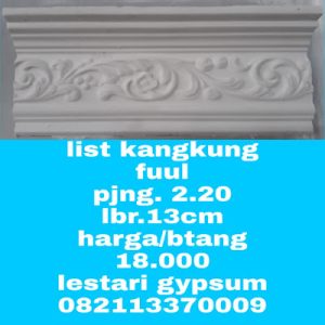 Jual List Gypsum Model Kangkung Full - JUL03