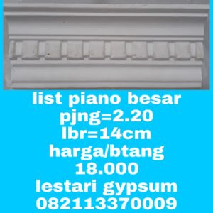 Jual List Gypsum Model Piano Besar - JUL11