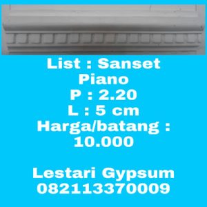 Jual List Gypsum Model Sunset Piano - JUL13