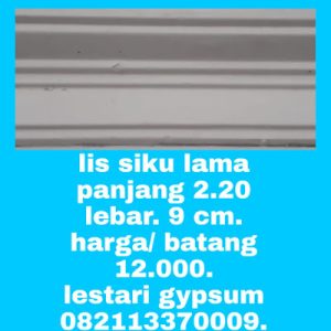 Jual List Gypsum Model Siku Lama - JUL20