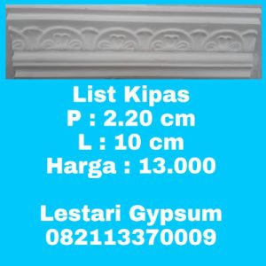 Jual List Gypsum Model Kipas - JUL28
