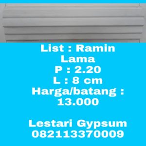 Jual List Gypsum Model Ramin Lama - JUL29