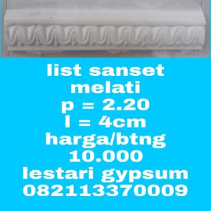 Jual List Gypsum Model Sanset Melati - JUL32