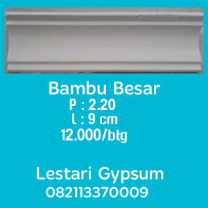 Jual List Gypsum Model Bambu Besar - JUL33