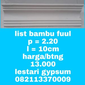Jual List Gypsum Model Bambu Full - JUL34