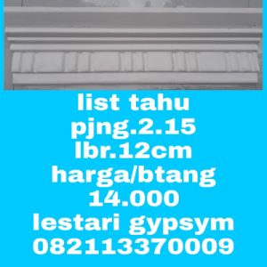 Jual List Gypsum Model Tahu - JUL37