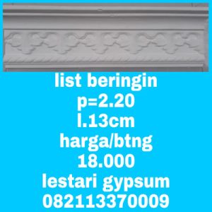 Jual List Gypsum Model Beringin - JUL39