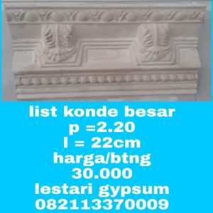 Jual List Gypsum Model Konde Besar - JUL46